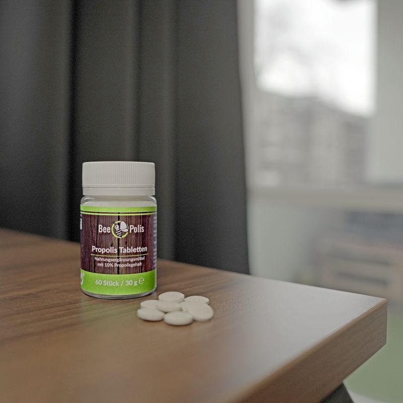 Preview: BeePolis Propolis Tabletten 60 Stück Anwendung