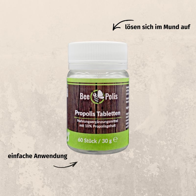 Preview: BeePolis Propolis Tabletten Info