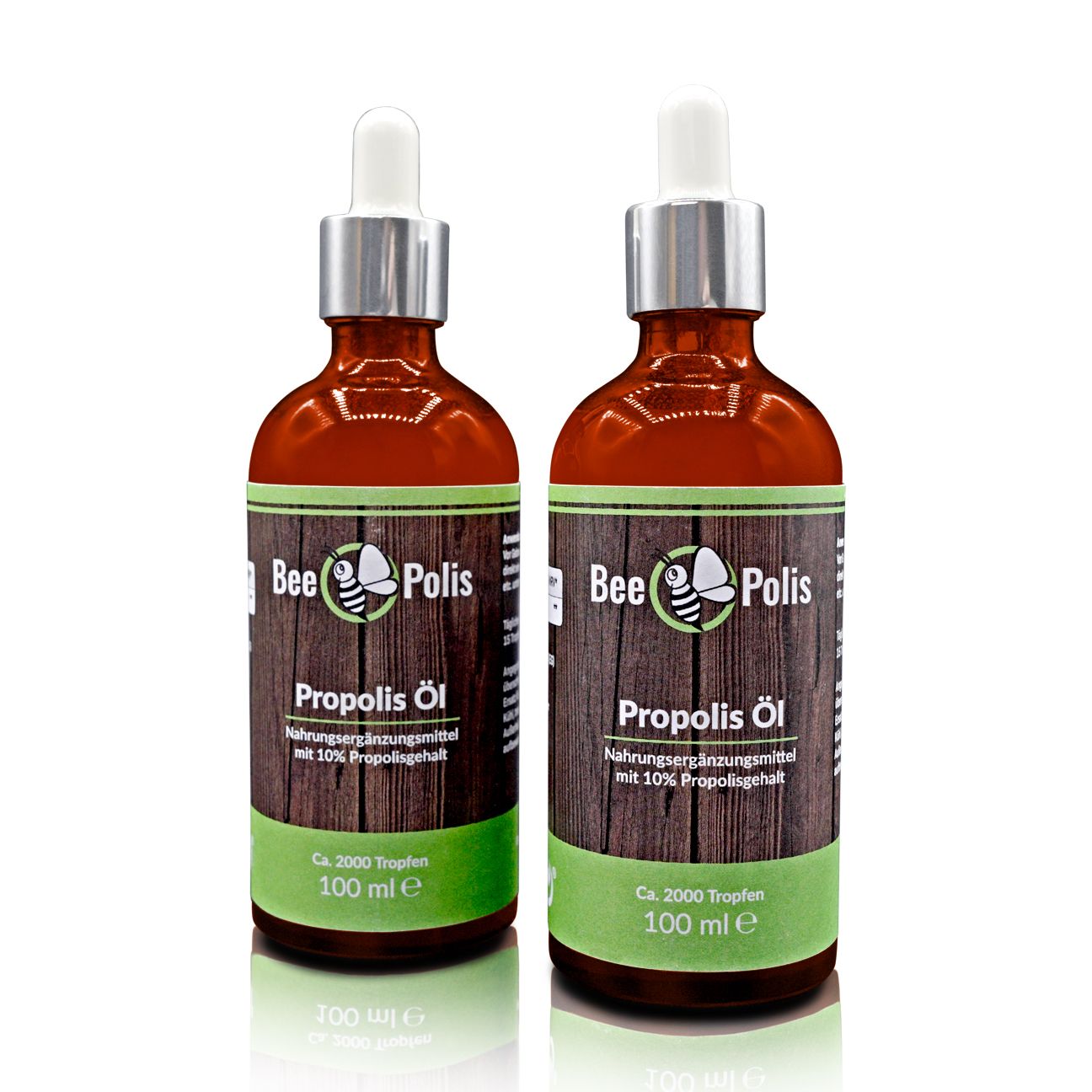 BeePolis Propolis Öl 100ml Cover Doppelpack